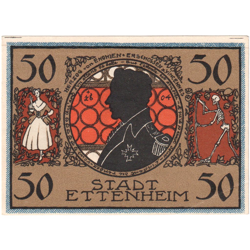 Deutschland, Ettenheim, 50 Pfennig, 1922-03-01, UNZ-