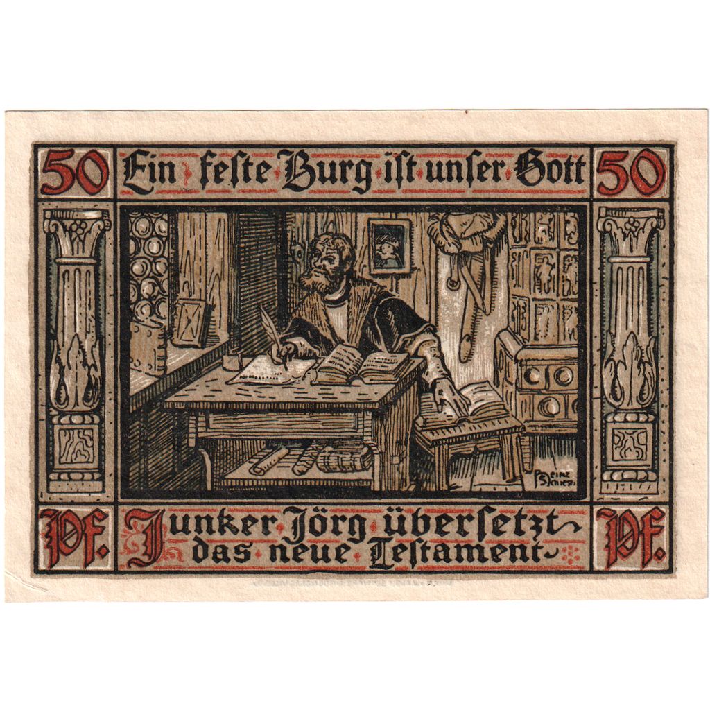 Alemania, Eisenach, 50 Pfennig, 1921-05-31, SC