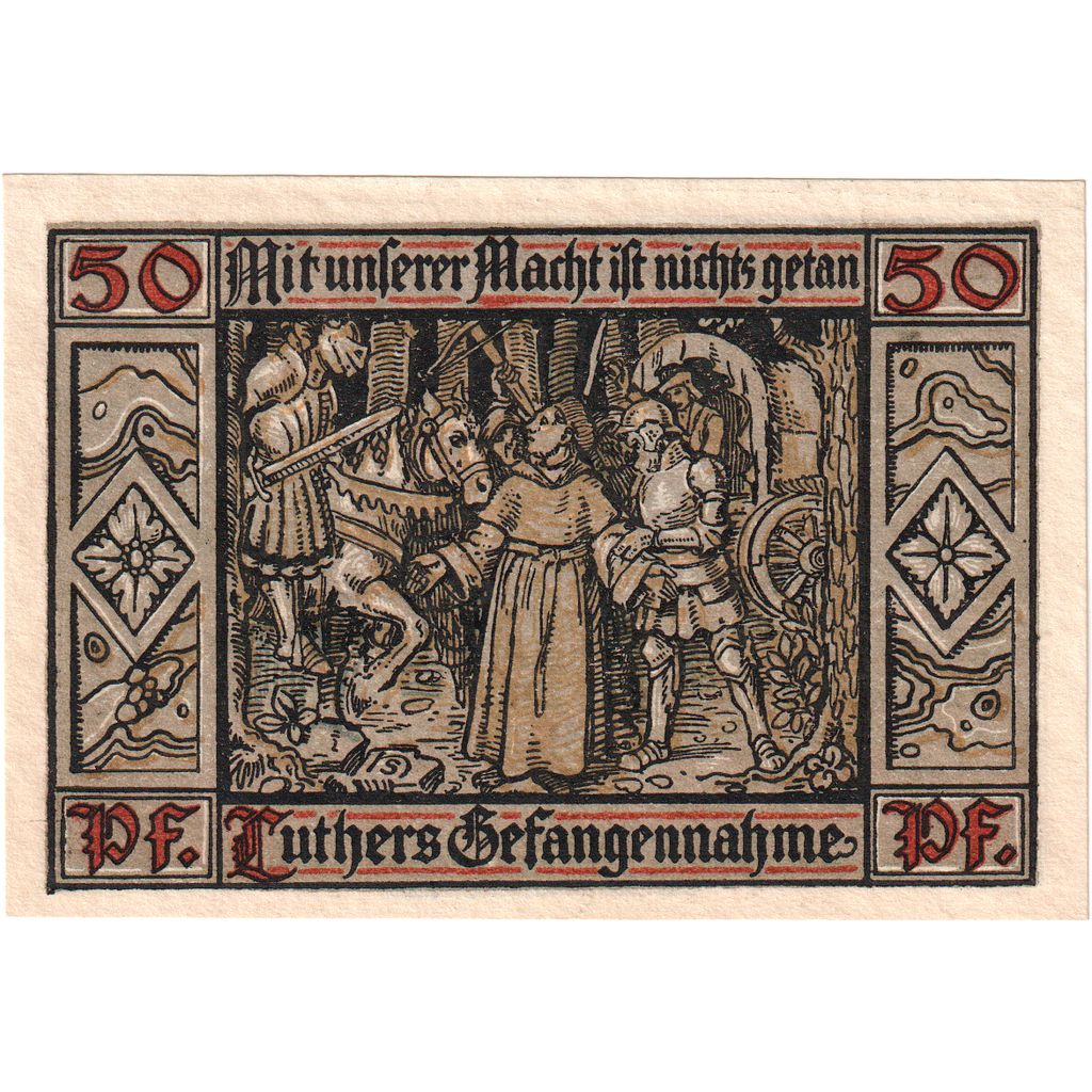Alemania, Eisenach, 50 Pfennig, 1921-05-31, SC