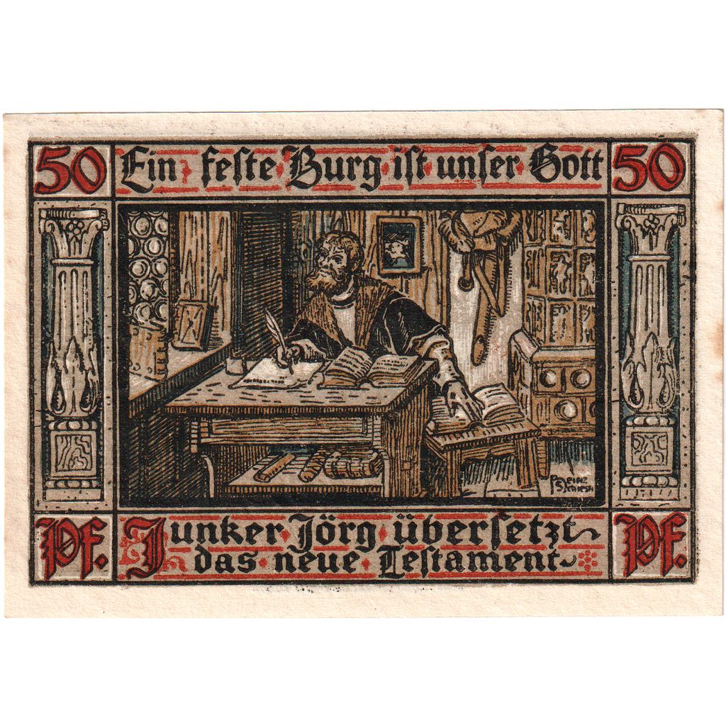 Alemania, Eisenach, 50 Pfennig, 1921-05-31, SC