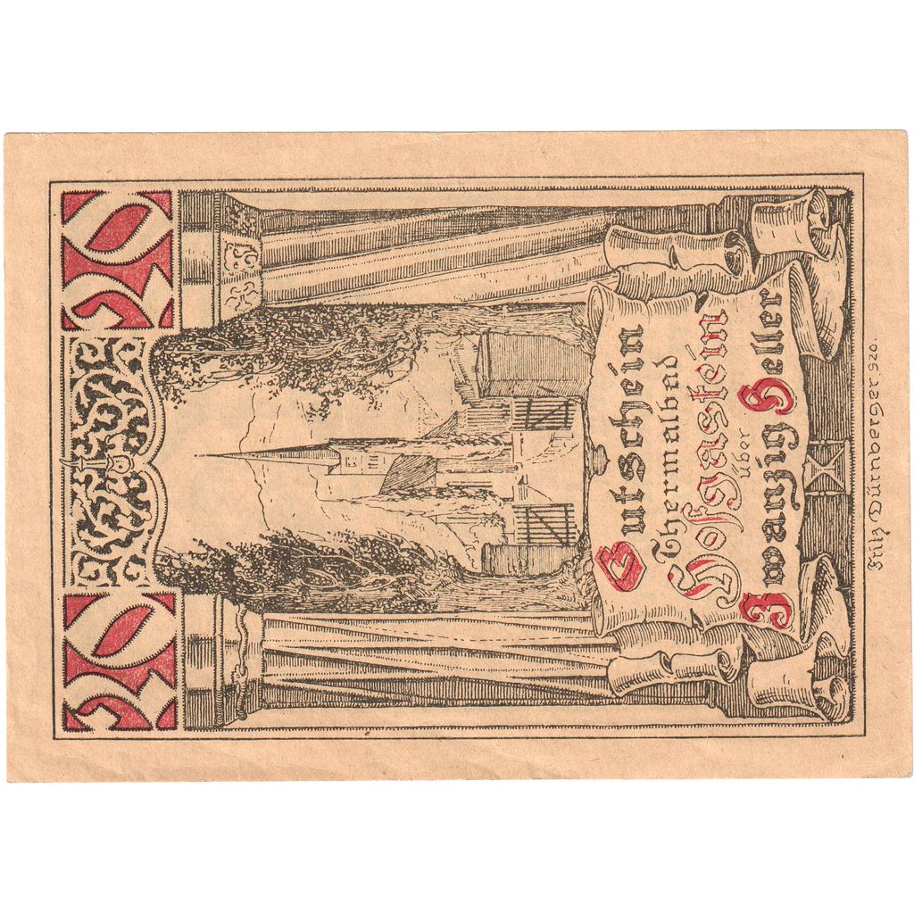 Austria, Hofgastein, 20 Heller, UNC(63)