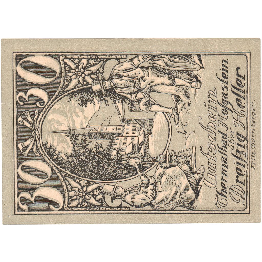 Austria, Hofgastein, 30 Heller, UNC(63)