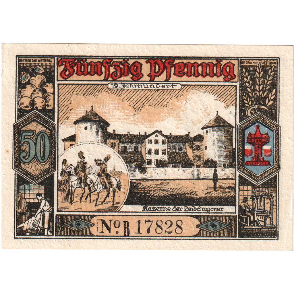 Deutschland, Butzbach, 50 Pfennig, 1921-05-06, A28390, UNZ-