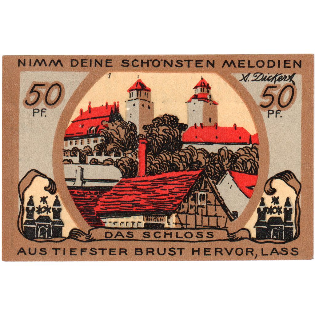 Alemania, Eilenburg Stadt, 50 Pfennig, UNC