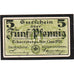 Alemania, Eckartsberga Thur. Stadt, 5 Pfennig, 1920-08-01, SC