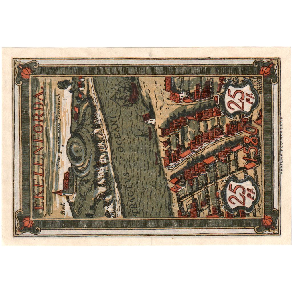 Deutschland, Eckernförde, 25 Pfennig, 1921-12-31, UNZ-