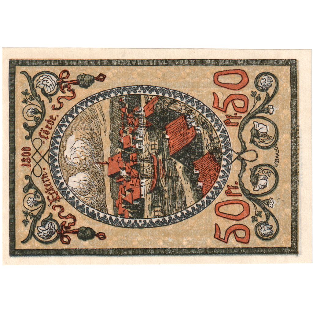 Deutschland, Eckernförde, 50 Pfennig, 1921-12-31, UNZ-