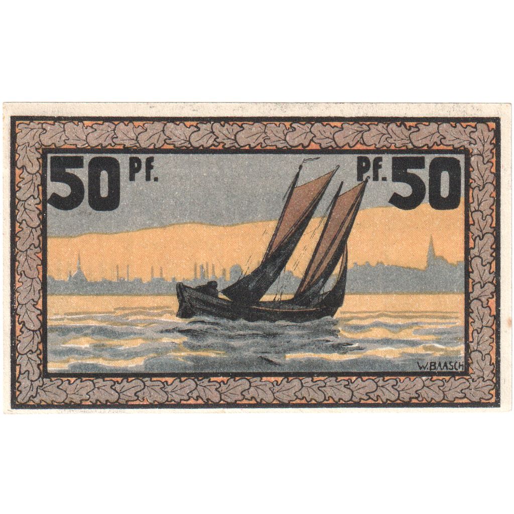 Alemania, Eckernförde, 50 Pfennig, SC