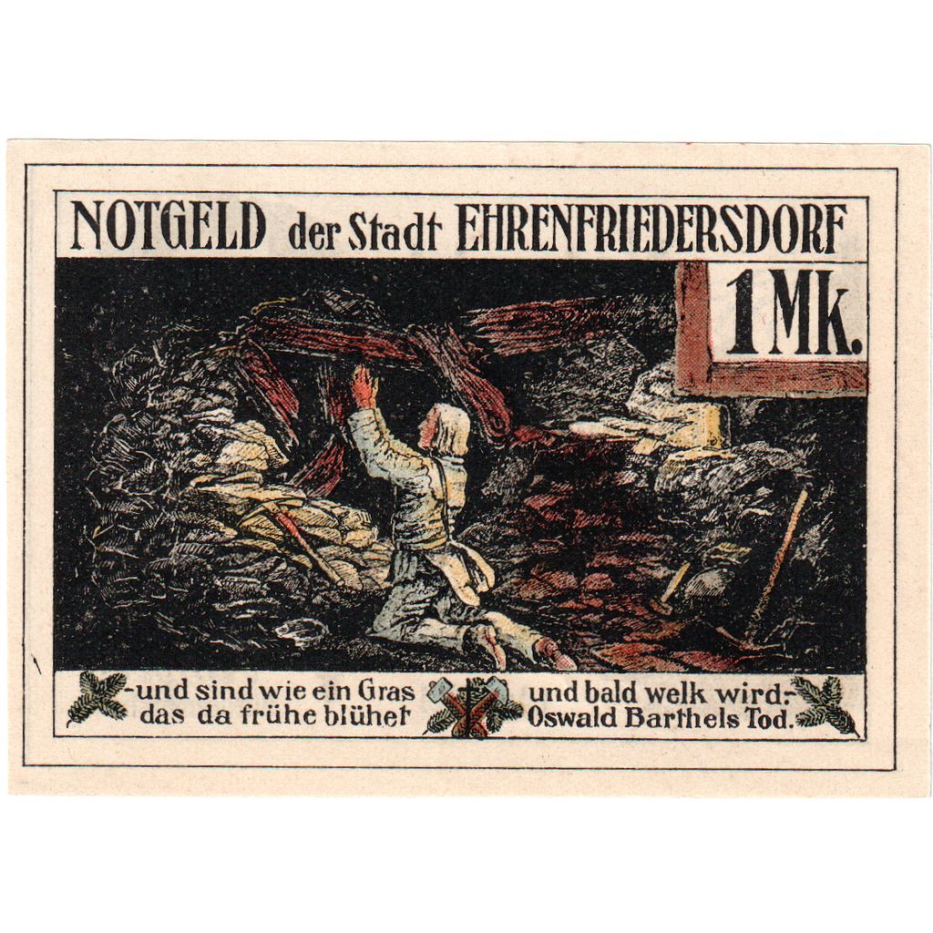 Alemania, Ehrenfriedersdorf, 1 Mark, SC