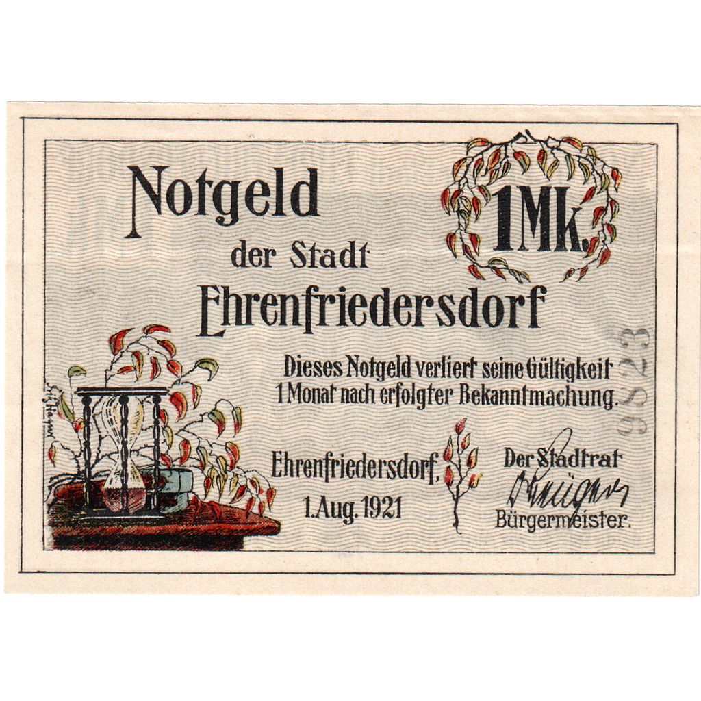Alemania, Ehrenfriedersdorf, 1 Mark, SC