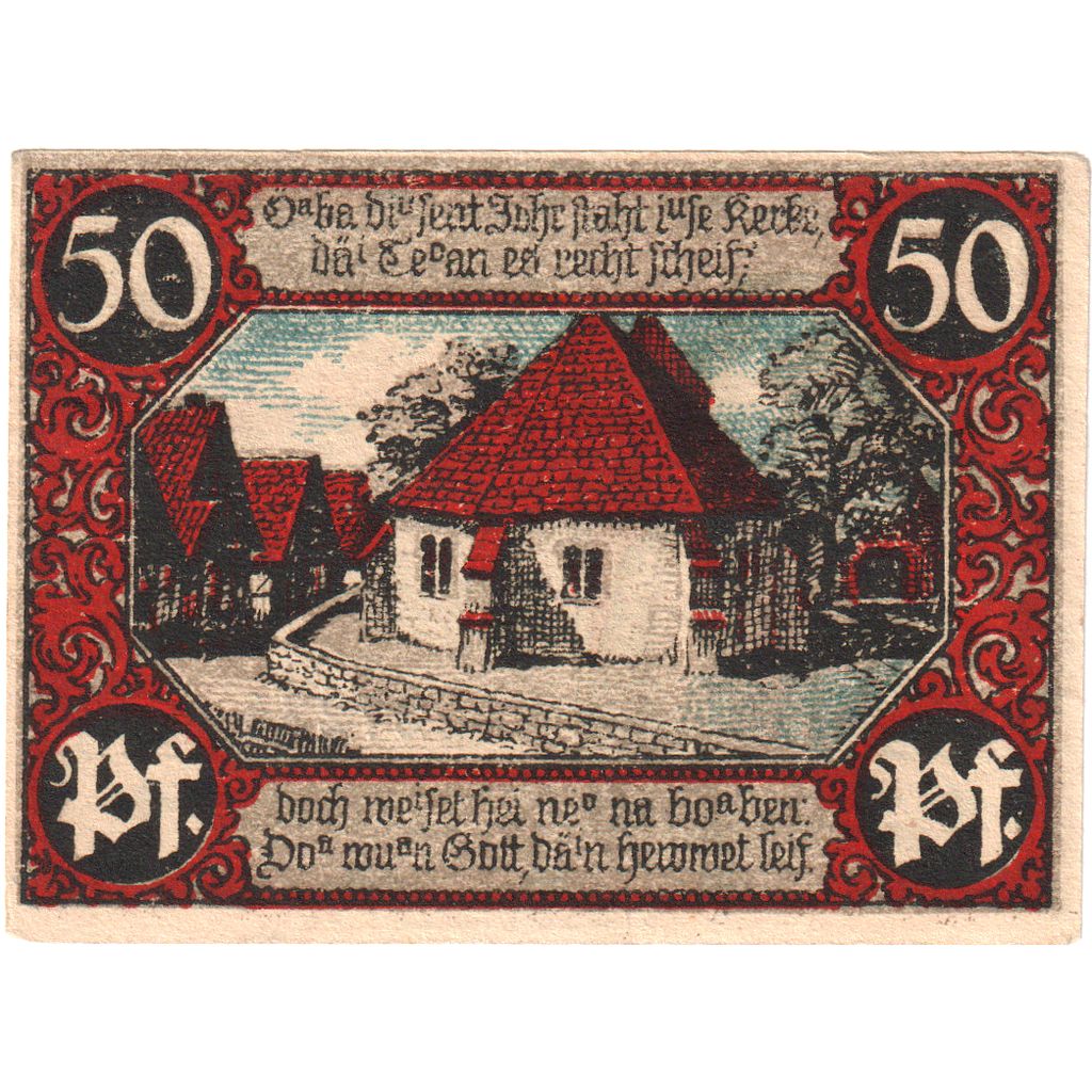 Alemania, Eisbergen, 50 Pfennig, EBC+