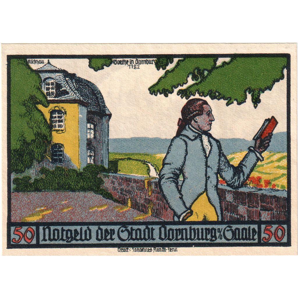 Allemagne, Dornburg Stadt, 50 Pfennig, 1921-09-01, SUP+
