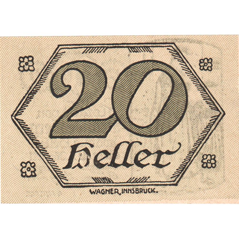 Austria, Brandenberg, 20 Heller, 1920-12-31, SPL