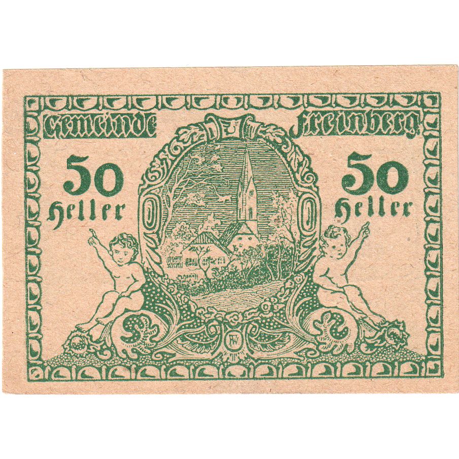 Oostenrijk, Freinberg, 50 Heller, 1920-12-31, SPL