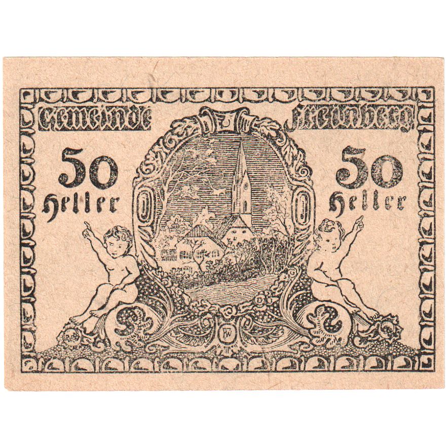 Áustria, Freinberg, 50 Heller, 1920-12-31, UNC(63)