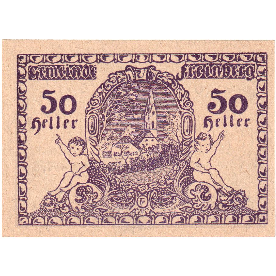 Áustria, Freinberg, 50 Heller, 1920-12-31, UNC(63)