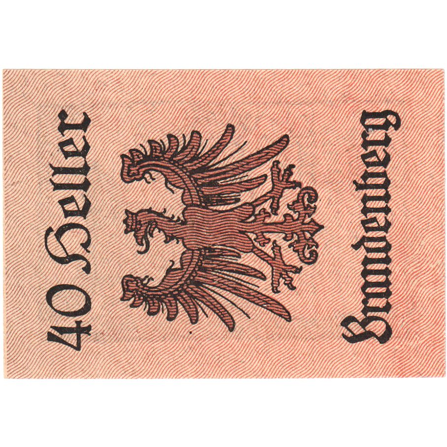 Oostenrijk, Brandenberg, 40 Heller, 1920-12-31, SPL