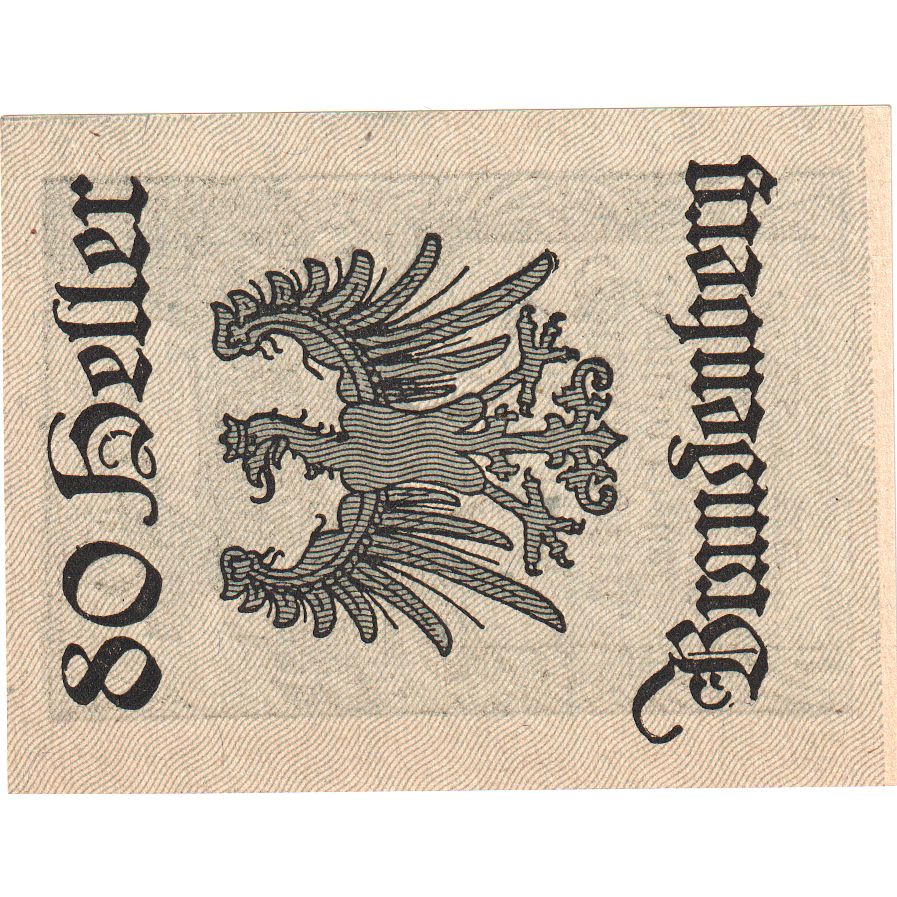 Austria, Brandenberg, 80 Heller, 1920-12-31, UNC(63)