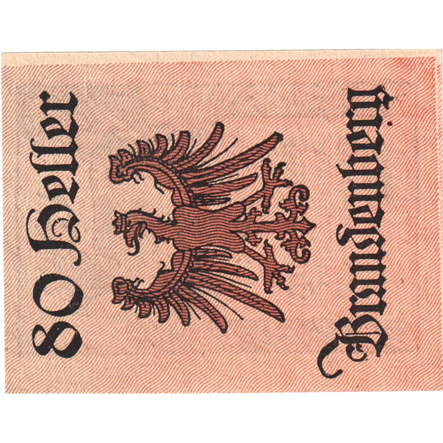 Austria, Brandenberg, 80 Heller, 1920-12-31, SPL