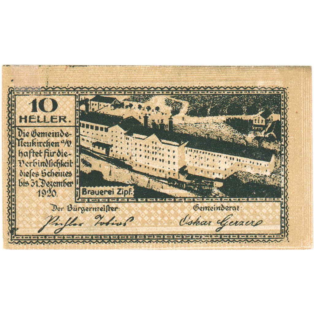 Austria, Neukirchen, 10 Heller, 1920-12-31, SPL-