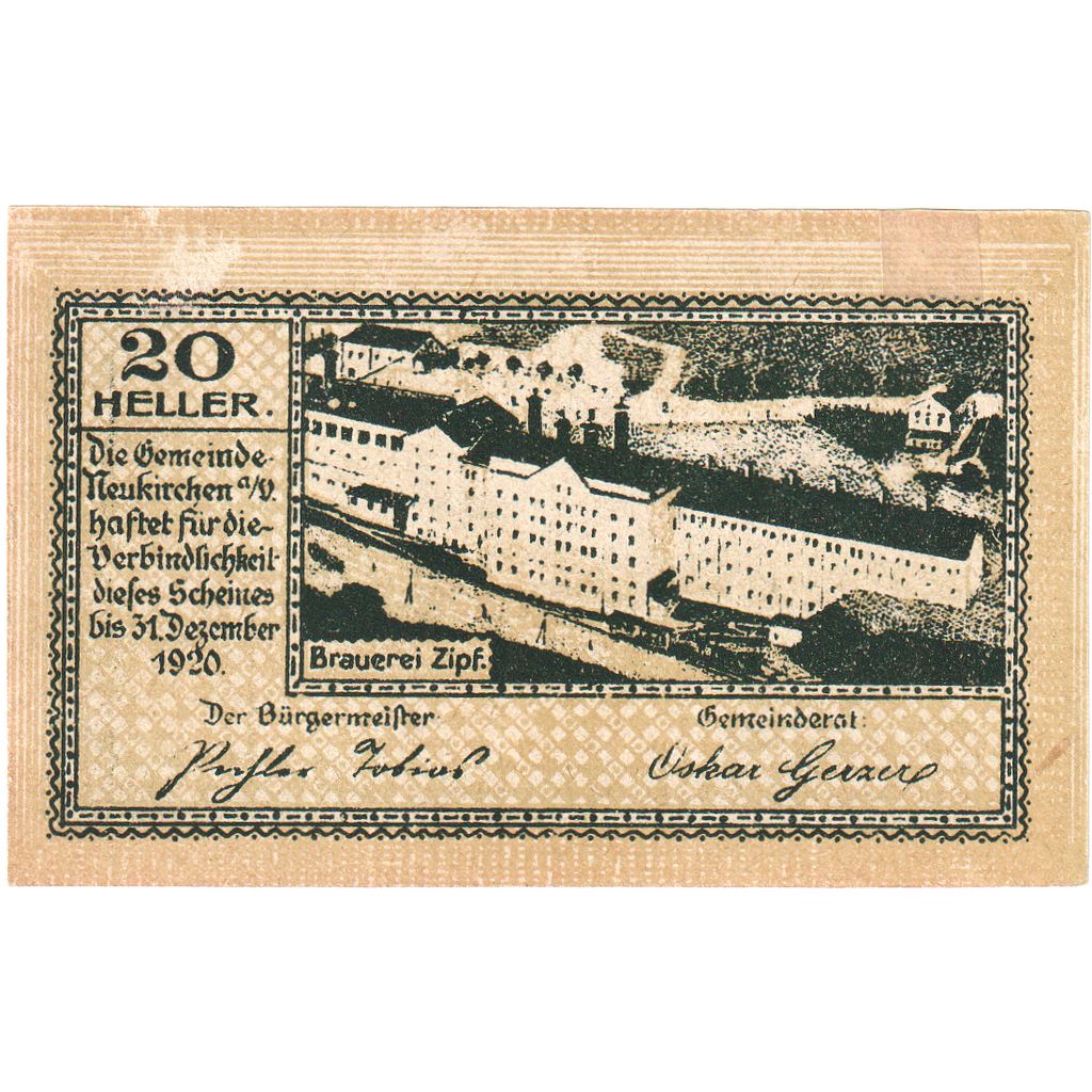 Austria, Neukirchen, 20 Heller, 1920-12-31, AU(55-58)