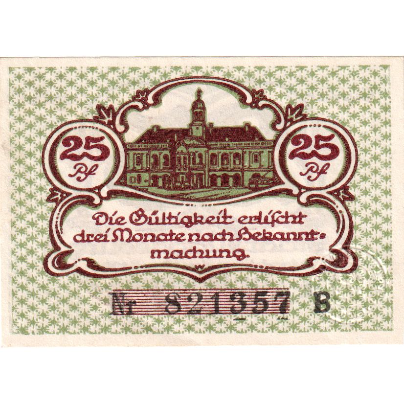 Alemania, Magdeburg, 25 Pfennig, 1920-04-01, EBC+