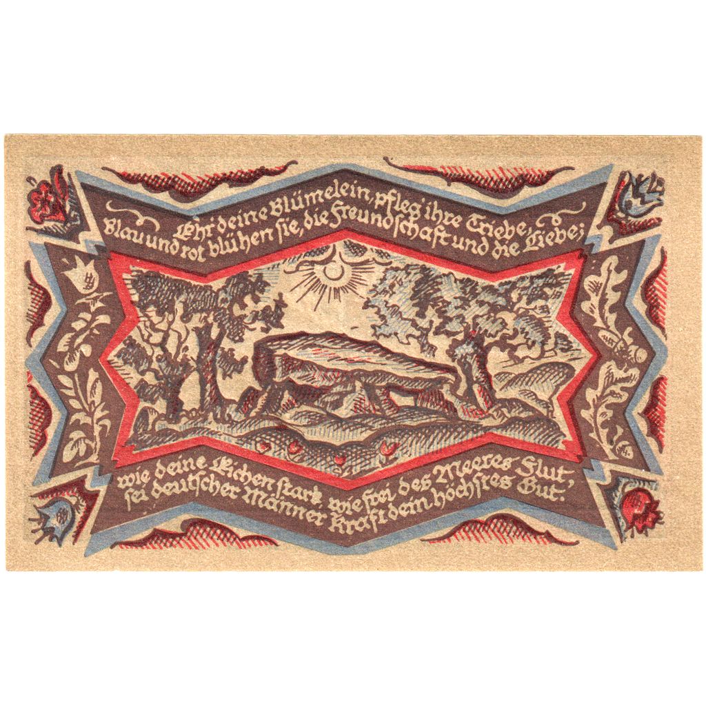 Alemanha, Oldenburg, 50 Pfennig, UNC(65-70)