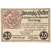 Austria, Marchegg N.Ö. Stadtgemeinde, 20 Heller, 1920-10-03, EBC+