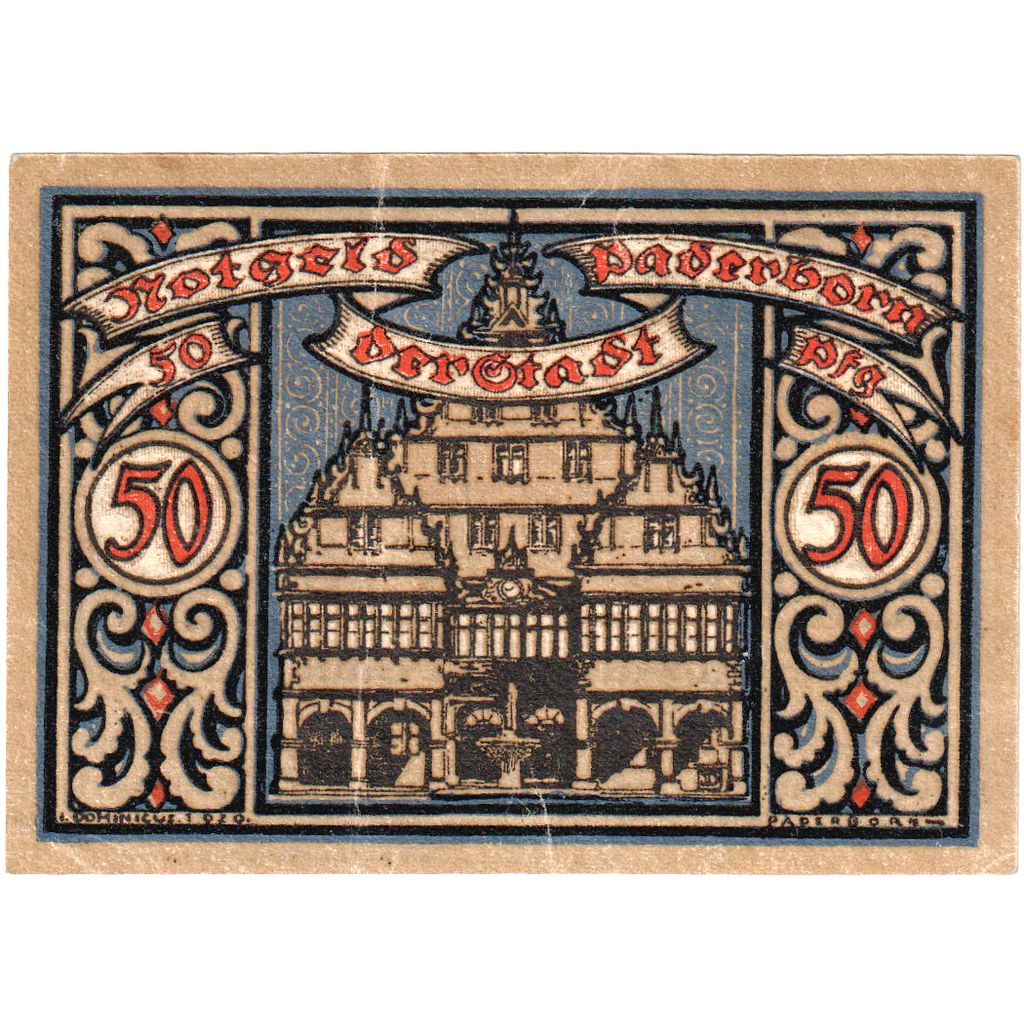 Alemania, Paderborn, 50 Pfennig, 1920-03-01, SC