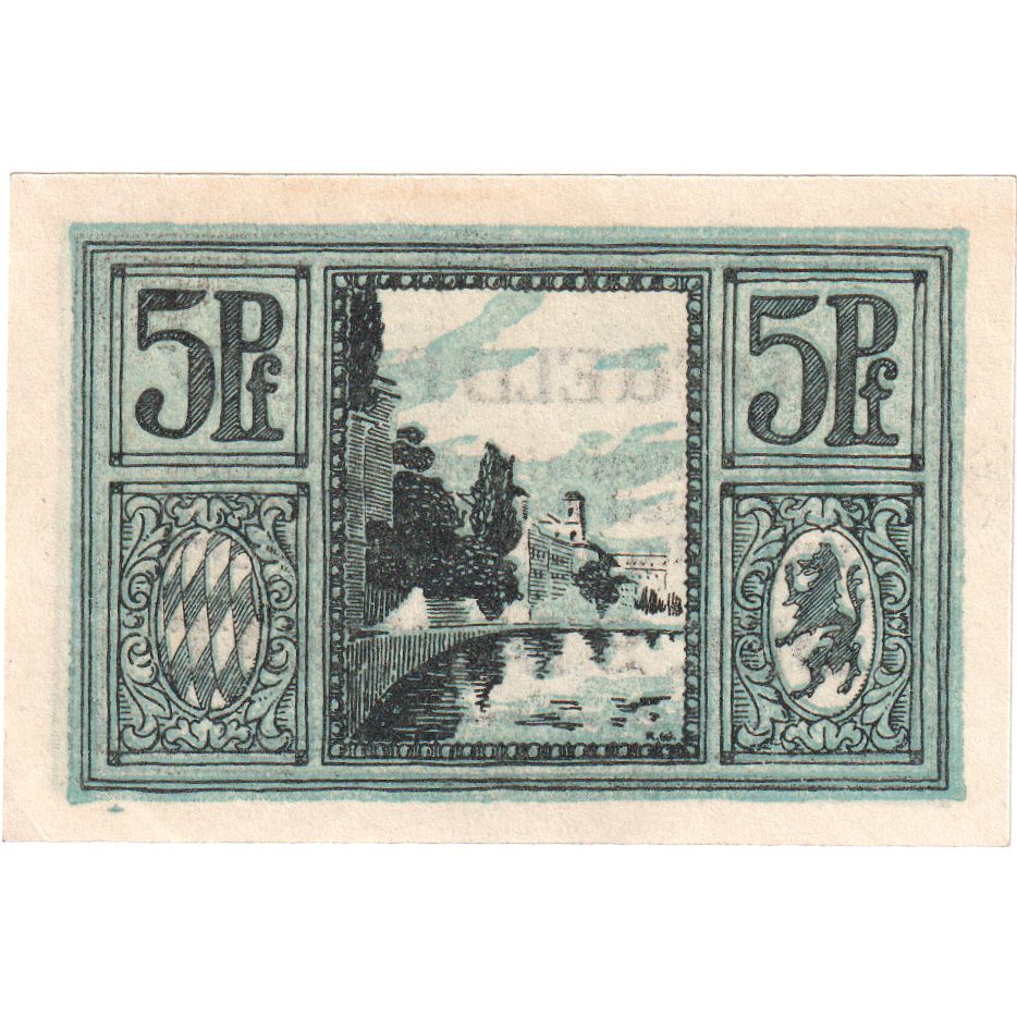 Alemania, Schönberg Stadt, 5 Pfennig, 1922-05-31, EBC+
