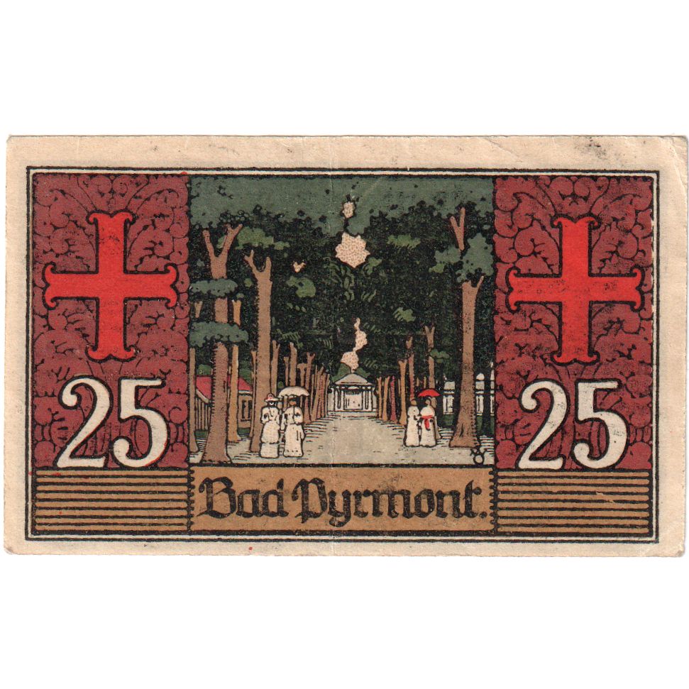Alemania, Eppelborn Dirmingen Burgermeisterel, 25 Pfennig, 1921-02-15, EBC+
