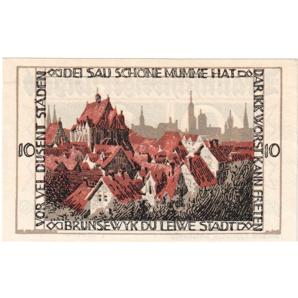Alemania, Braunschweig Braunschweigische Staatsbank, 10 Pfennig, 1923-05-01