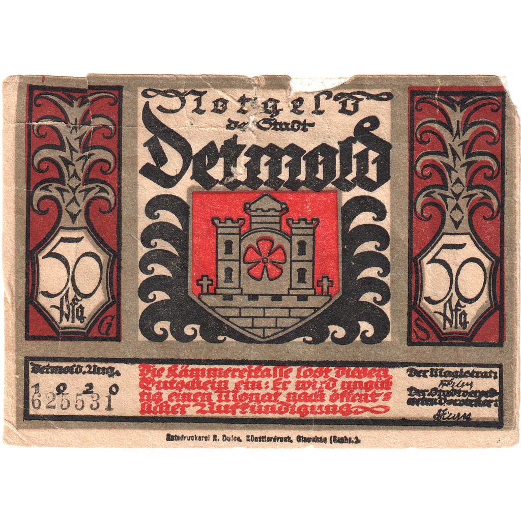 Alemania, Altona Stadt, 50 Pfennig, 1921-12-12, MBC