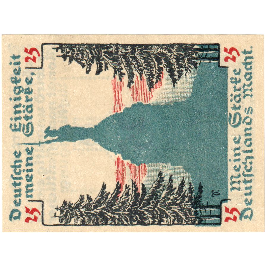 Deutschland, Detmold, 25 Pfennig, UNZ-