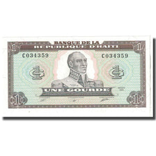 Banknote, Haiti, 1 Gourde, 1989, KM:253a, UNC(65-70)