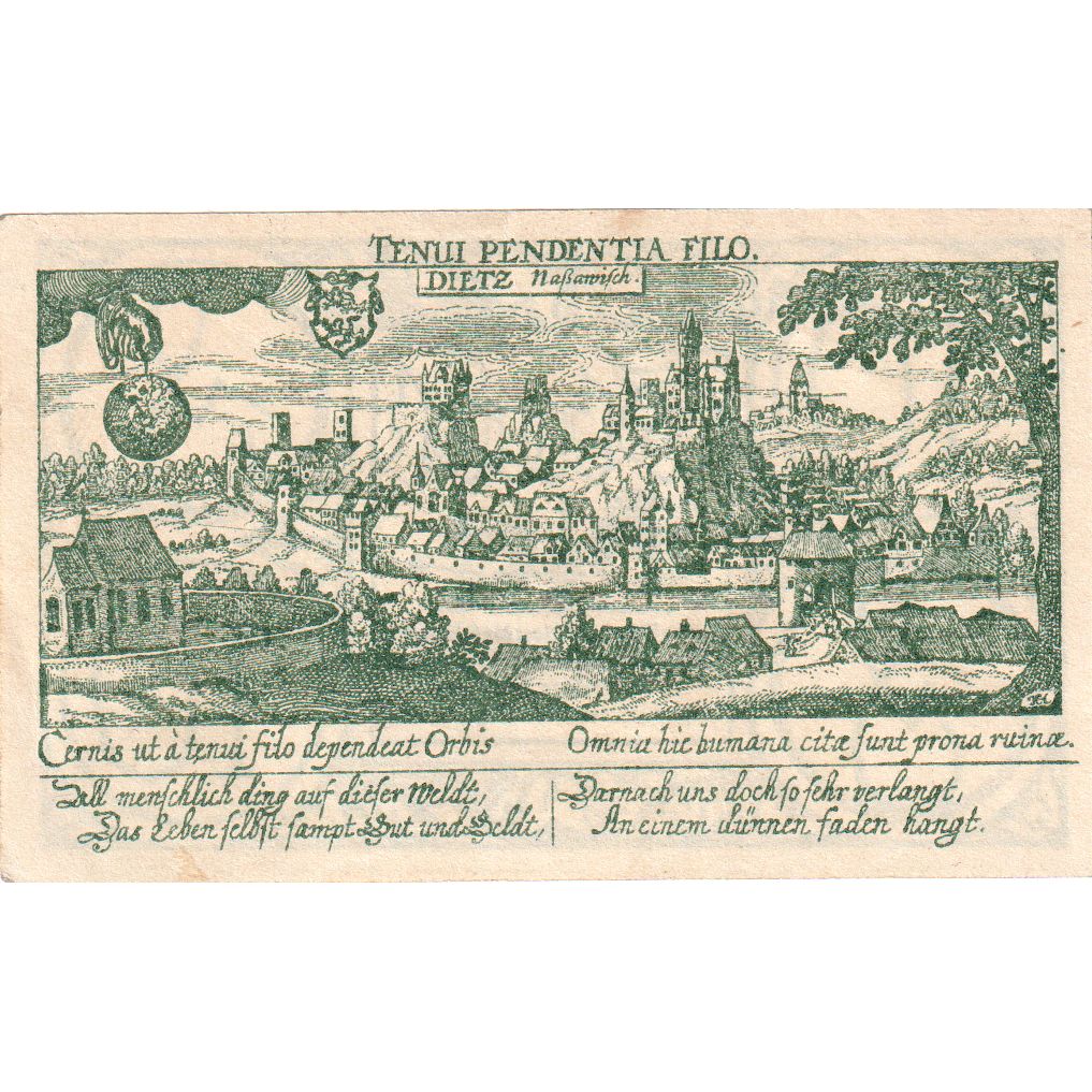 Allemagne, Diez, 10 Pfennig, NEUF