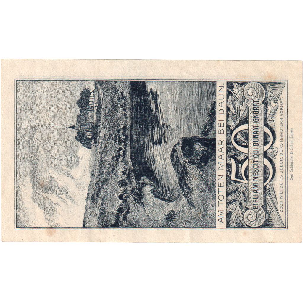 Alemania, Kreis Daun, 50 Pfennig, 1920-02-20, 115413, SC