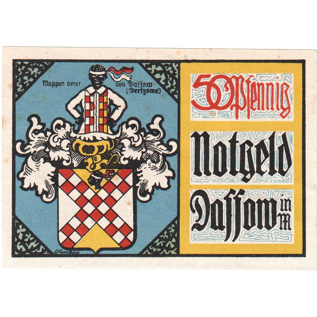 Allemagne, Dassow, 50 Pfennig, 1922-07-01, SUP+