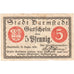 Allemagne, Darmstadt, 5 Pfennig, 1920-12-15, SUP