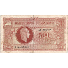 Banknote, France, 500 Francs, Marianne, 24L305623, VF(20-25)