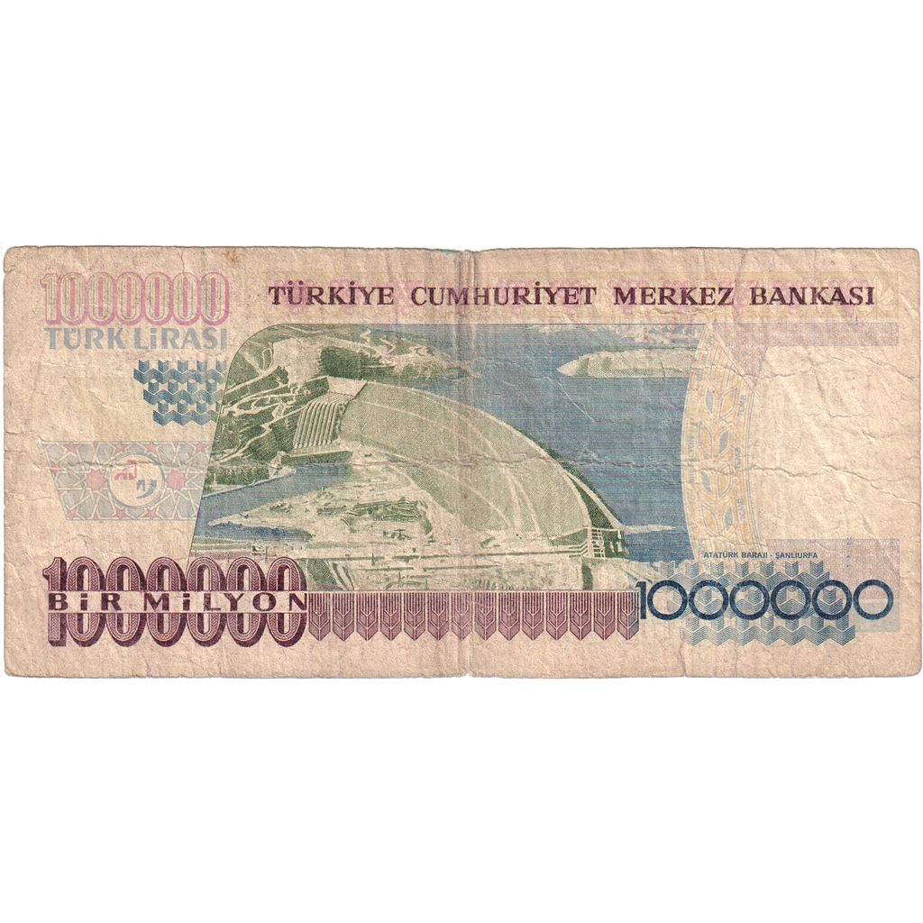 Turquia, 1,000,000 Lira, F(12-15)