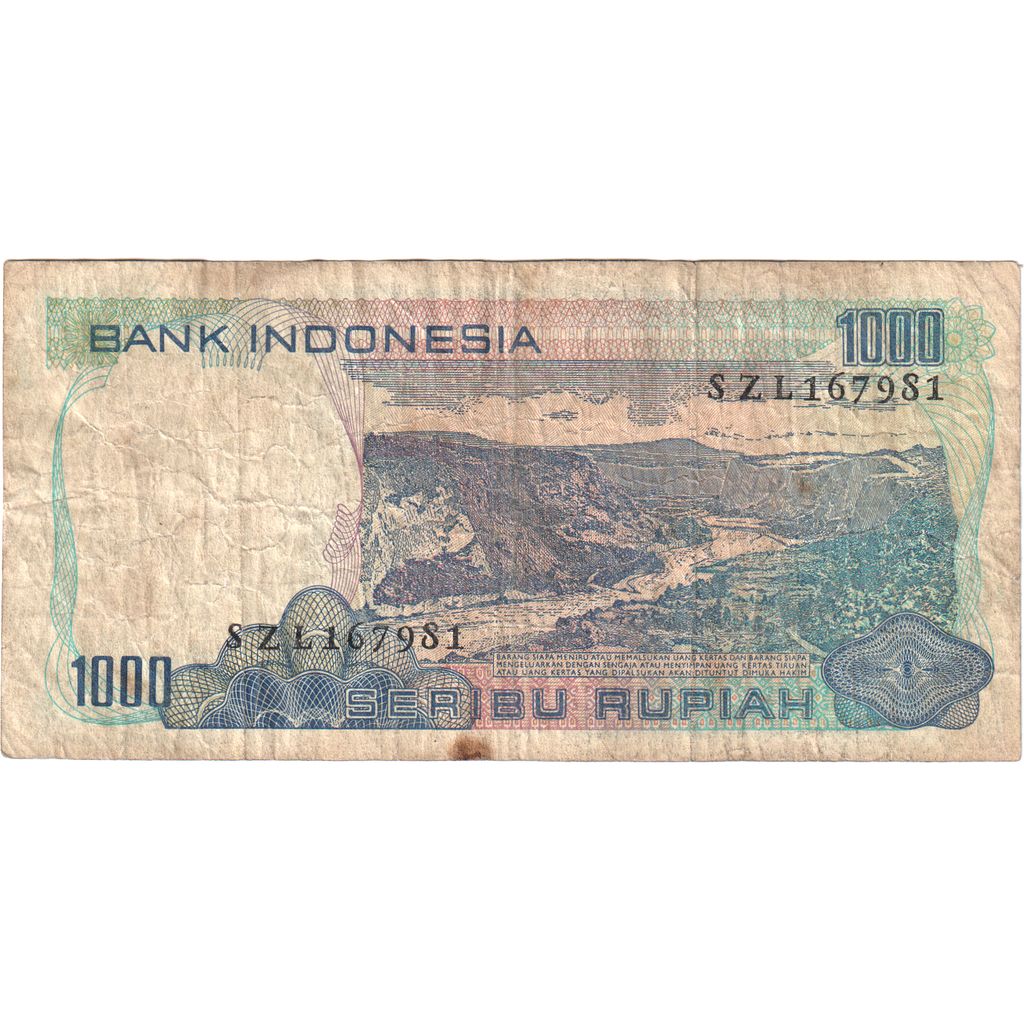 Indonésia, 1000 Rupiah, VF(20-25)