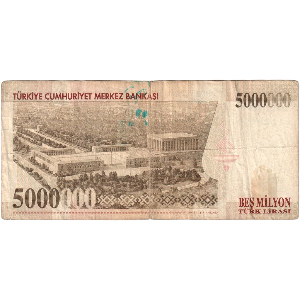 Turchia, 5,000,000 Lira, 1970-01-14, MB