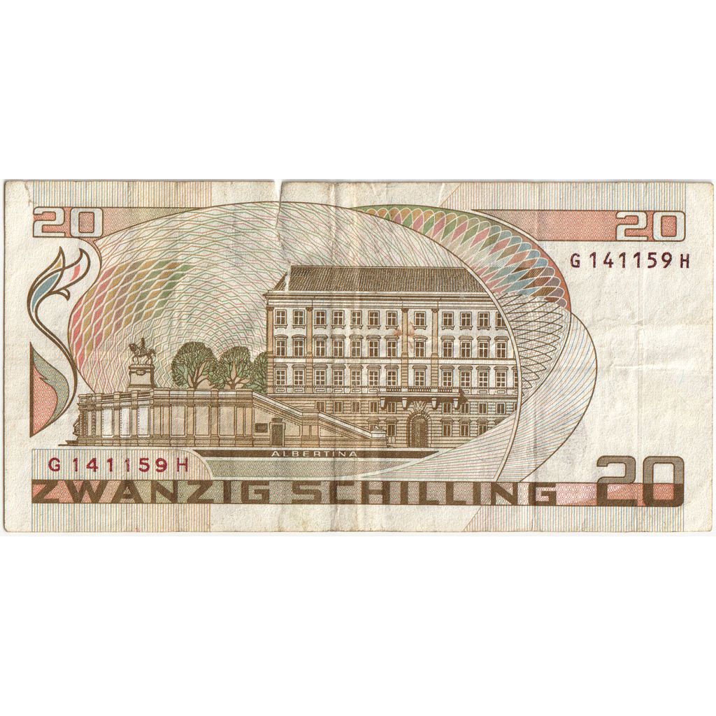 Österreich, 20 Schilling, 1986-10-01, SGE+