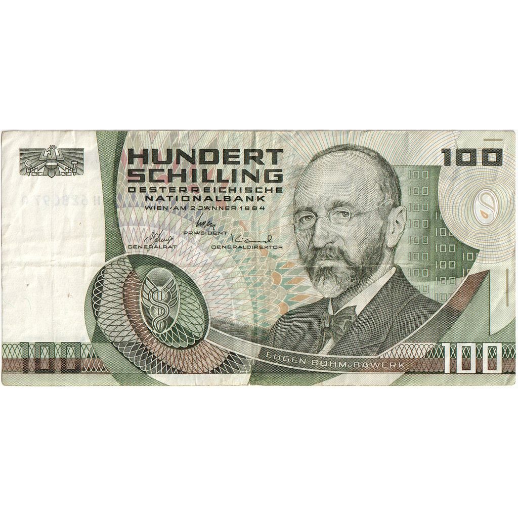 Austria, 100 Schilling, 1984-01-02, EF(40-45)
