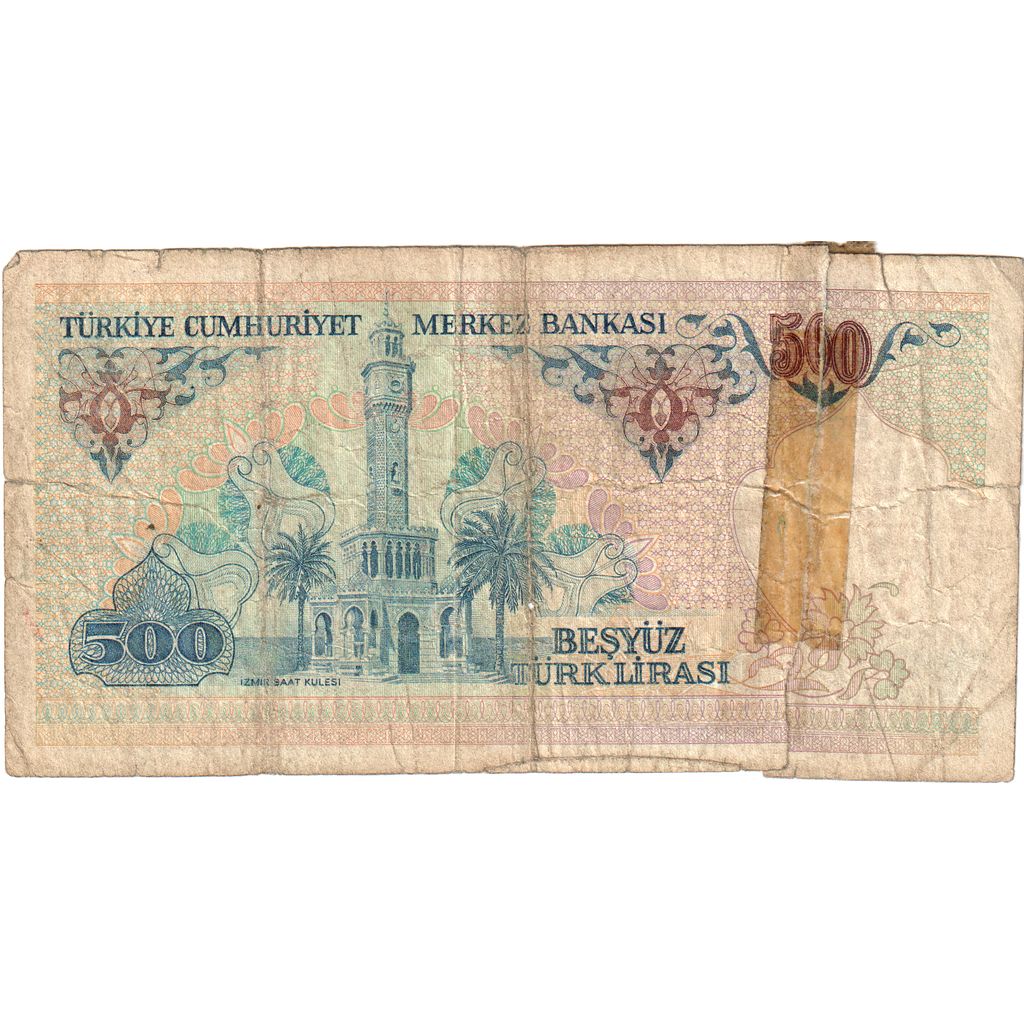 Türkei, 500 Lira, 1970-10-14, SGE