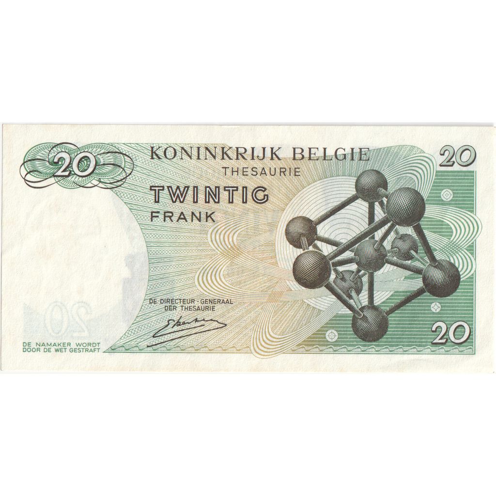Belgique, 20 Francs, NEUF