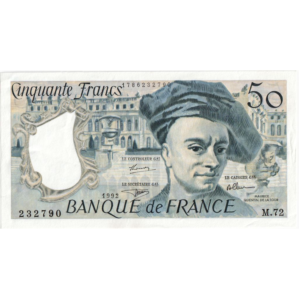 Frankrijk, 50 Francs, Quentin de La Tour, M.72 232790, SUP