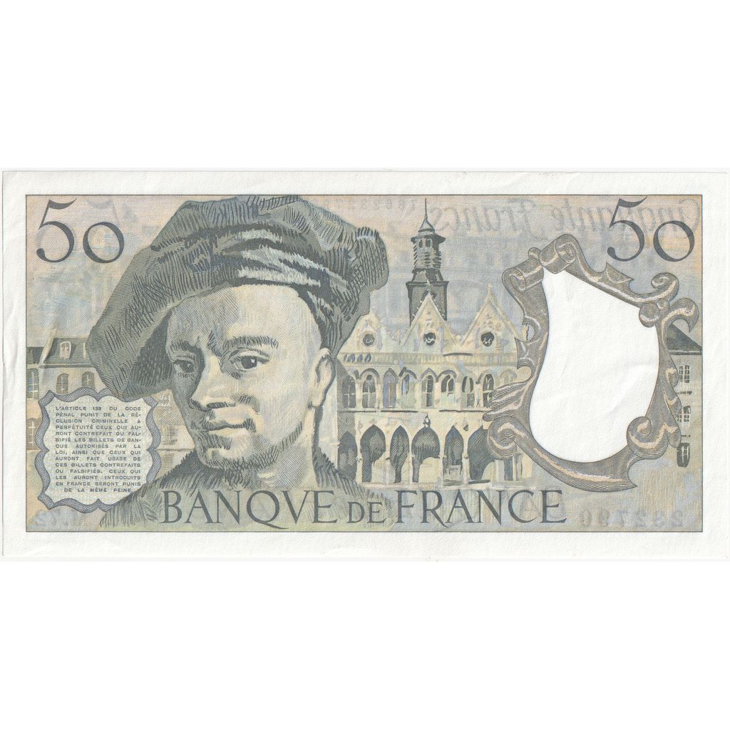 Frankrijk, 50 Francs, Quentin de La Tour, M.72 232790, SUP