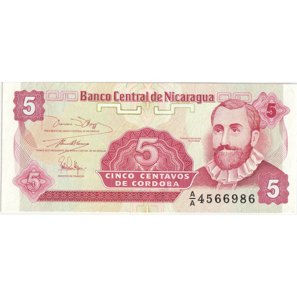 Nicaragua, 5 Centavos, UNZ